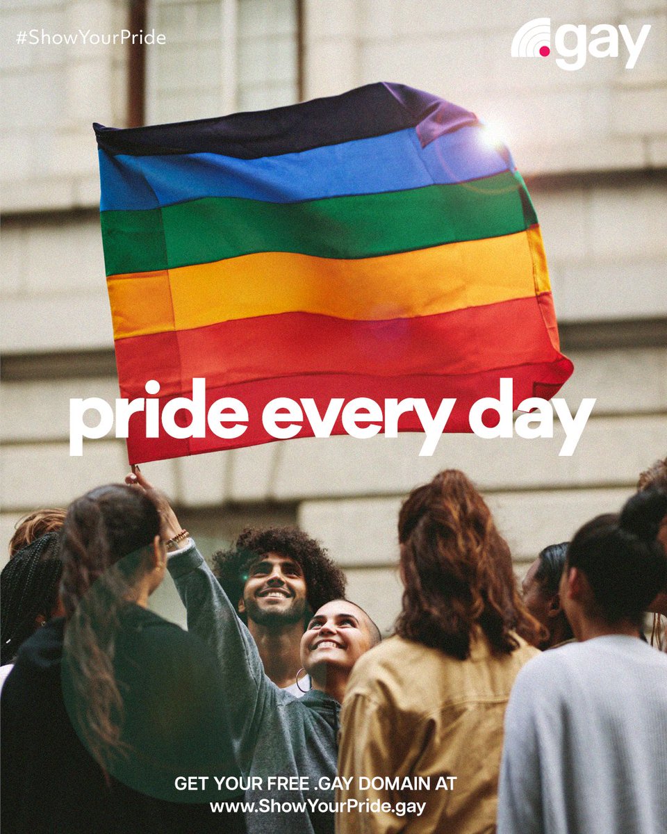 #PrideMonth is here!  🏳️‍🌈 And this year, we're teaming up with <a href="/Porkbun/">Porkbun</a> to spread love and equality by giving away FREE .gay domain names all June long. 

Join us in celebrating LGBTQ+ communities worldwide by registering your own .gay domain at ShowYourPride.gay today.
