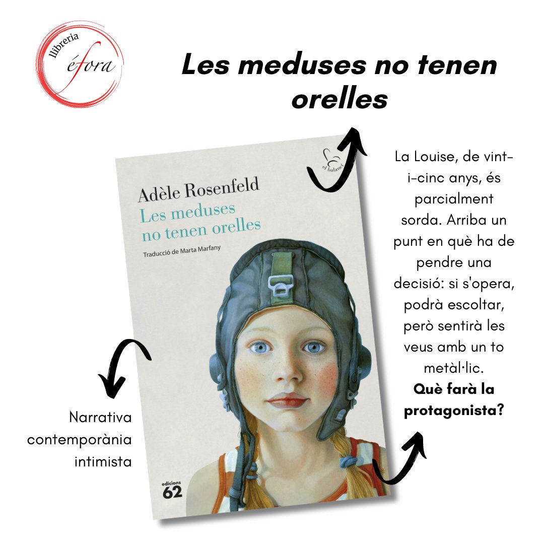 LES MEDUSES NO TENEN ORELLES👂

El temps s'acaba, i la Louise haurà d'anunciar la seva decisió: operar-se i sentir les veus amb un to metàl·lic o acceptar la sordesa de per vida. 

#textualmentactius #books #llibreriaefora #libros #bookstore #literatura #novedadesliterarias