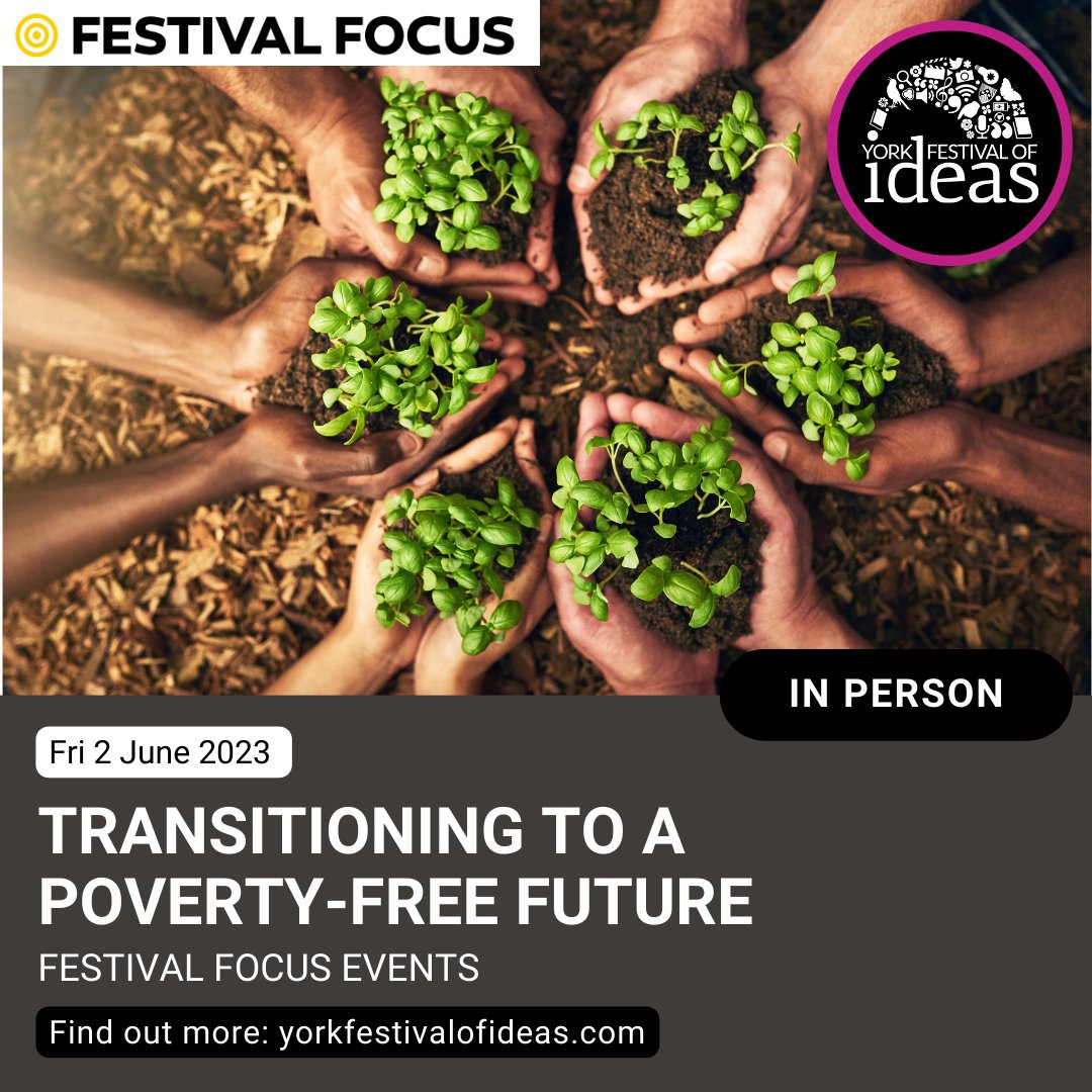 Don't miss the start of the York Festival of Ideas!
To kick off this year's festival, we're working with @jrf_uk to explore how we can support the transition to a more equitable and just future, free from poverty.
Find out what's happening: bit.ly/3MSn4ym
#YorkIdeas