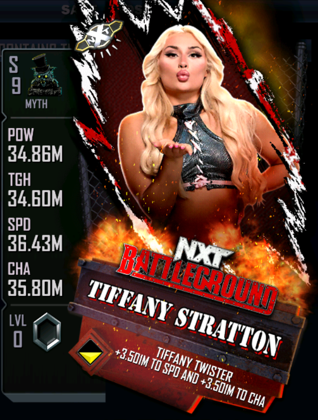 #WWESuperCard 
Hey!

MITB cards are live - Ilja Dragunov and Tiffany Stratton!