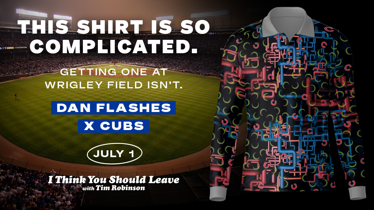 Chicago Cubs on X: This Special Ticket Offer is your EXACT STYLE.  Limited-edition Cubs x Dan Flashes shirt. The pattern might be complicated,  but getting one isn't. ➡️    / X