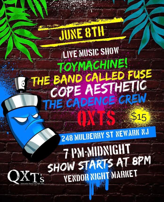 The Band Called FUSE (@bandcalledfuse) on Twitter photo Brick City, we will be performing on Saturday (6/3) & this coming Thursday (6/8)! Can’t wait! <a href="/NewarkCityParks/">Newark City Parks Foundation, Inc.</a> <a href="/CityofNewarkNJ/">City of Newark</a> <a href="/QXTsnightclub/">Qxts</a> <a href="/NewarkRiverfrnt/">Newark Riverfront</a> Brick City, we will be performing on Saturday (6/3) & this coming Thursday (6/8)! Can’t wait! <a href="/NewarkCityParks/">Newark City Parks Foundation, Inc.</a> <a href="/CityofNewarkNJ/">City of Newark</a> <a href="/QXTsnightclub/">Qxts</a> <a href="/NewarkRiverfrnt/">Newark Riverfront</a>
