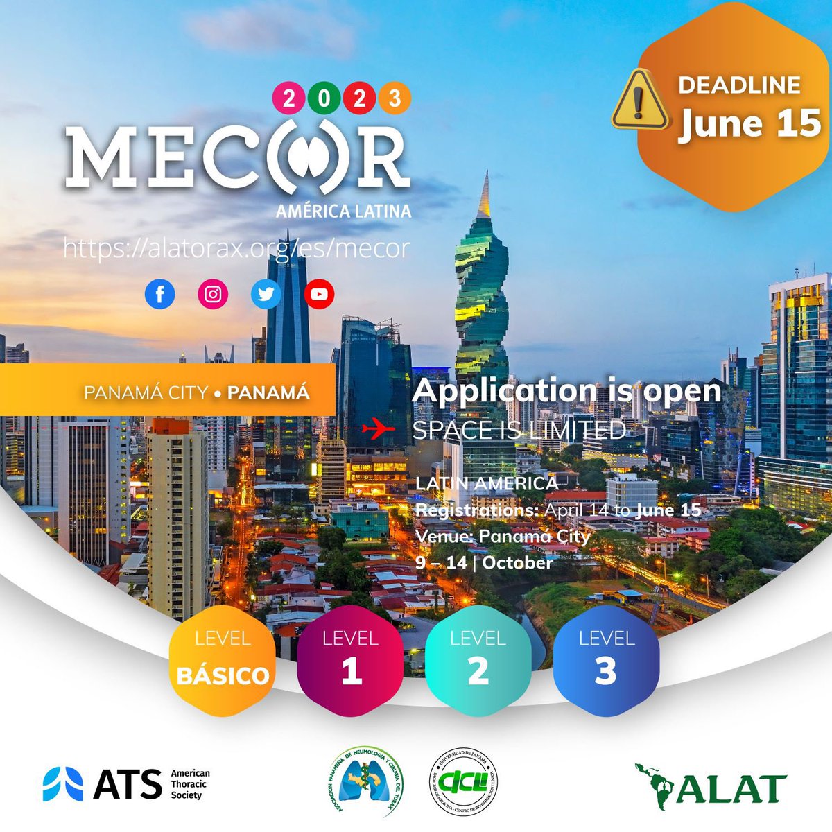 Juliana Ferreira (@ferreiraju) on Twitter photo Deadline extended! Don't miss this opportunity to invest in your academic careers #MECOR <a href="/ALATorax/">ALAT</a> <a href="/atscommunity/">American Thoracic Society (ATS)</a> <a href="/LatinMecor/">MECOR Latin America</a> <a href="/ceciliapatinoMD/">Cecilia M Patino MD PhD</a> <a href="/BrunoFerreyro/">Bruno Ferreyro</a> <a href="/Beremoncivais/">Berenice.</a> <a href="/lonoriega/">Dra.Lorena Noriega Aguirre</a> <a href="/pneumosbpt/">Sociedade Brasileira de Pneumologia e Tisiologia</a> Deadline extended! Don't miss this opportunity to invest in your academic careers #MECOR <a href="/ALATorax/">ALAT</a> <a href="/atscommunity/">American Thoracic Society (ATS)</a> <a href="/LatinMecor/">MECOR Latin America</a> <a href="/ceciliapatinoMD/">Cecilia M Patino MD PhD</a> <a href="/BrunoFerreyro/">Bruno Ferreyro</a> <a href="/Beremoncivais/">Berenice.</a> <a href="/lonoriega/">Dra.Lorena Noriega Aguirre</a> <a href="/pneumosbpt/">Sociedade Brasileira de Pneumologia e Tisiologia</a>