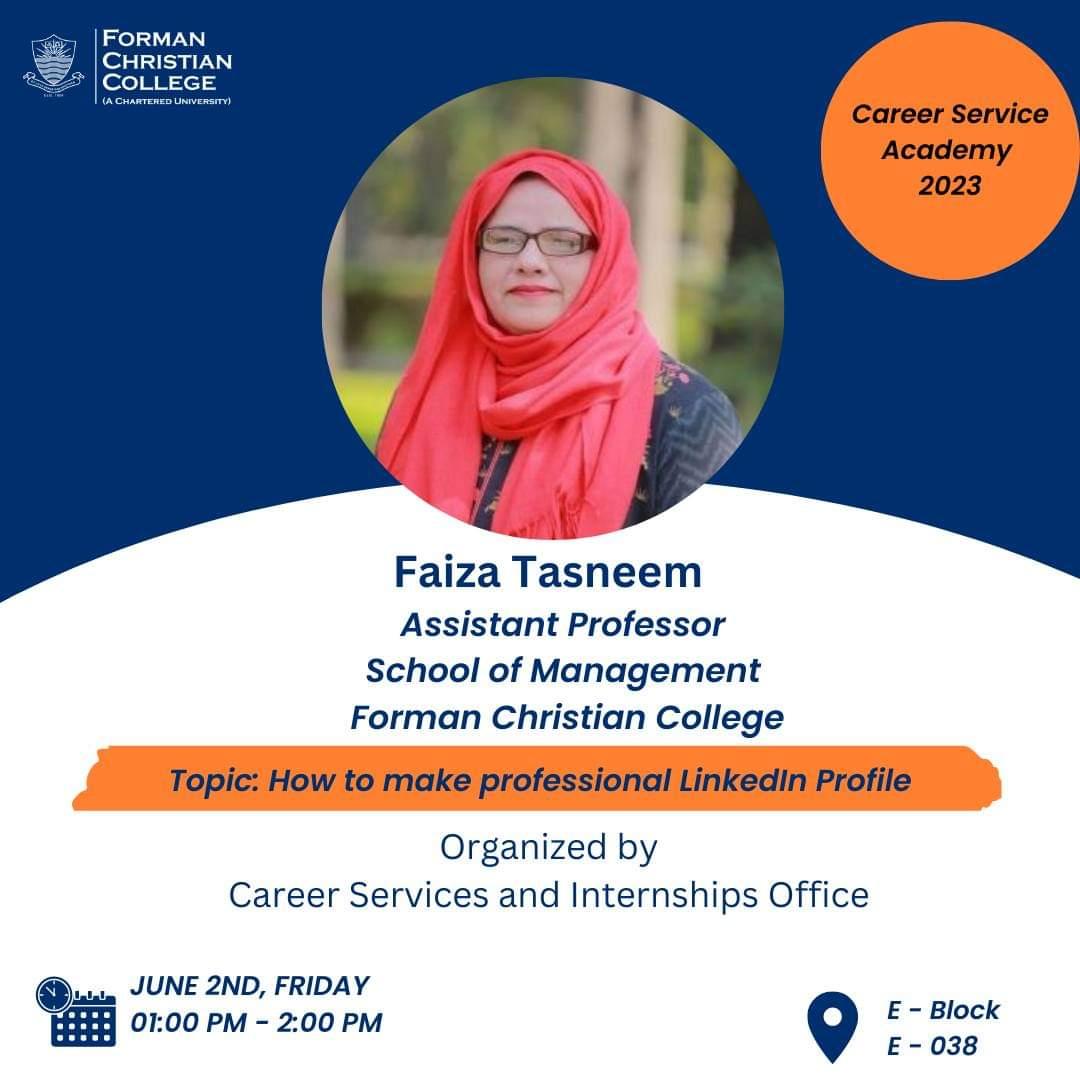 FaezaFaeza32's tweet photo. #linkedin #Training #linkedintips #profilemaking @FCCollege #trainer https://t.co/gGdEGLYoAd