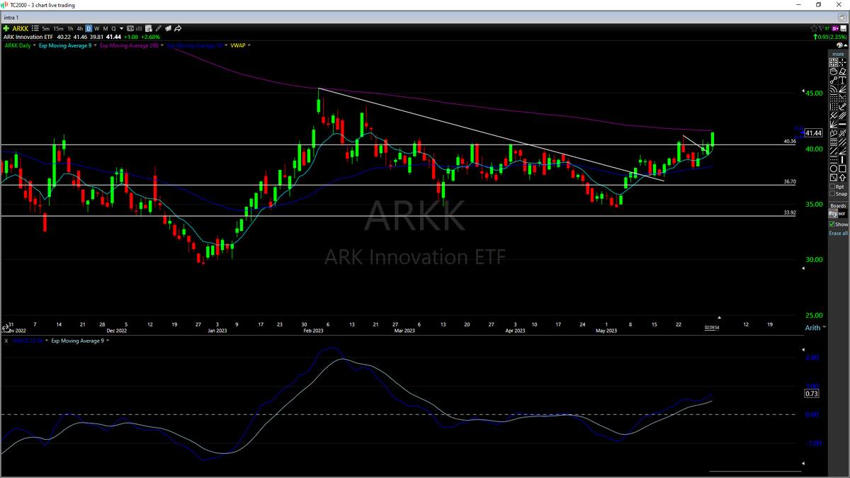 MoneyMitch_TTP's tweet photo. Just Take A Look At Cathie $ARKK
#ImLong #SwingTrade https://t.co/PaeAhNjYmm