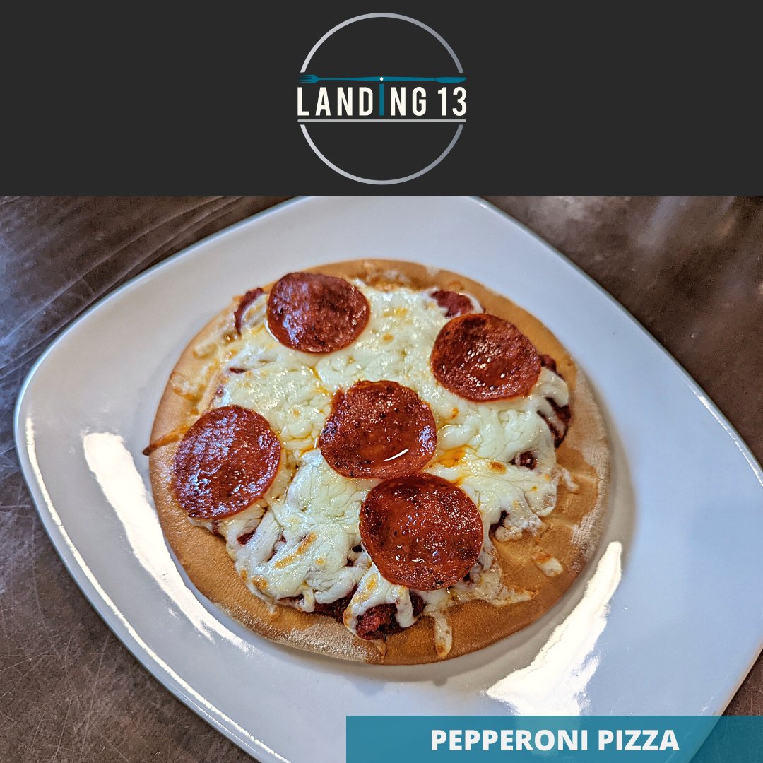 It's pizza time! Your kids will love our personal sized pizzas! They can choose from pepperoni pizza or cheese pizza. You cannot go wrong with either choice!

#Landing13
#Porterville
#CheesePizza
#PepperoniPizza
#Pizza
#Pepperoni
#Kids
#Children
#KidsMenu
#ChildrensMenu