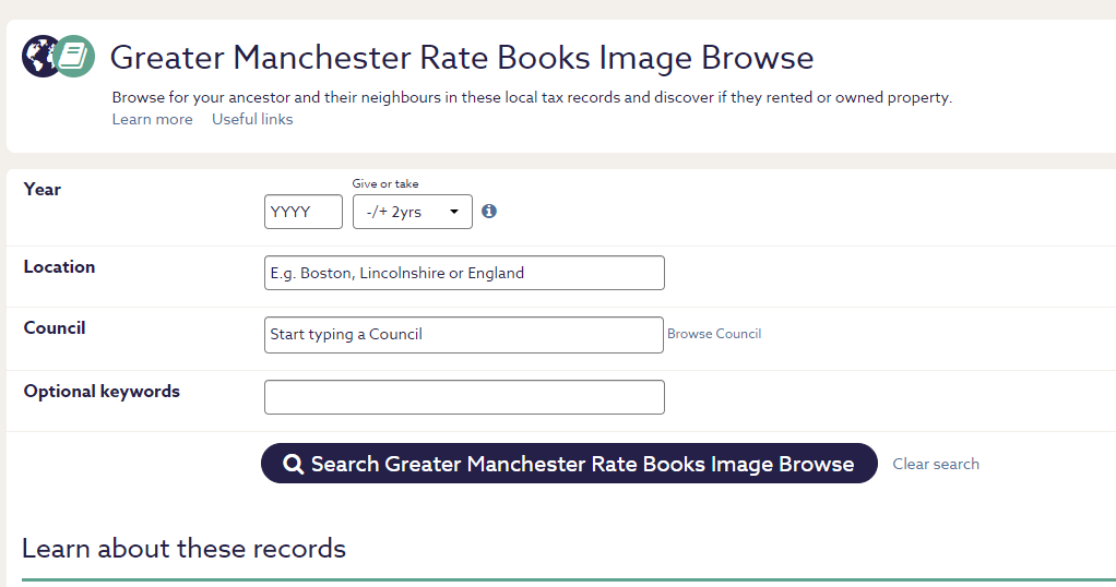If you want to explore more years, you can also browse through all the years by searching the Greater Manchester Rate Books Browse.  You can search by year and location to narrow your results to the book you need.  tinyurl.com/4m7kwznd  #househistoryhour