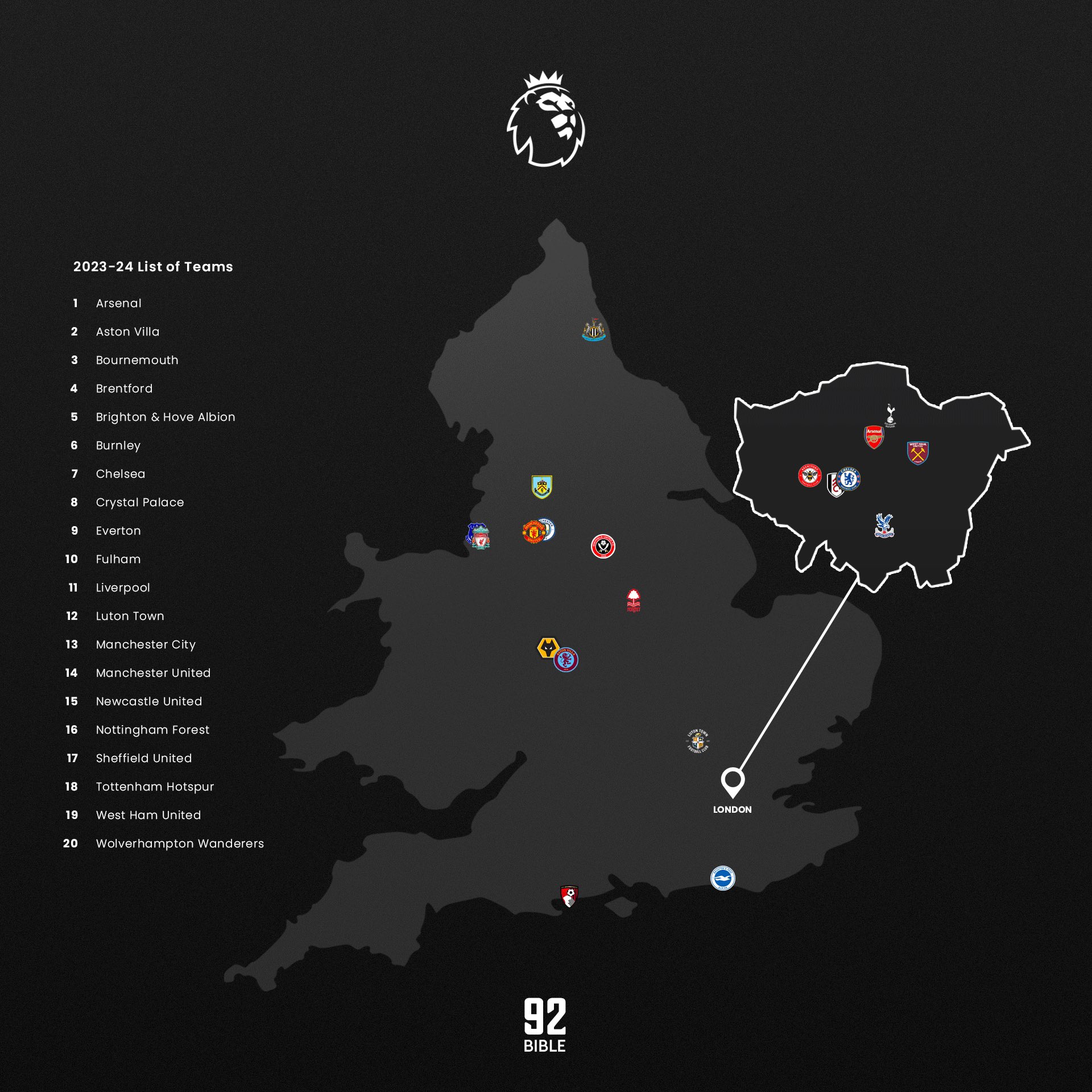 2023-24 League One Club Map : r/LeagueOne