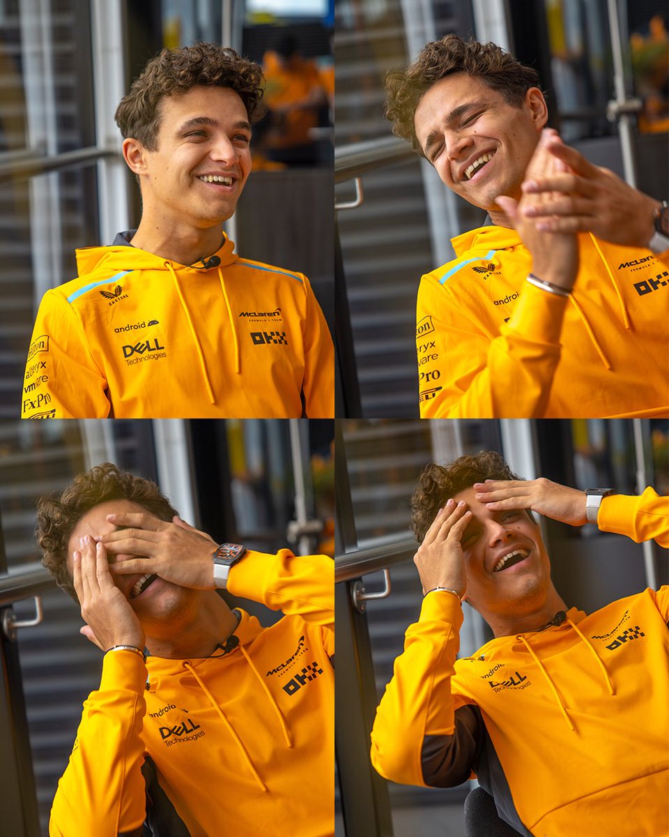 Ok McLaren fans, what’s the caption? 🤣

#SpanishGP 🇪🇸