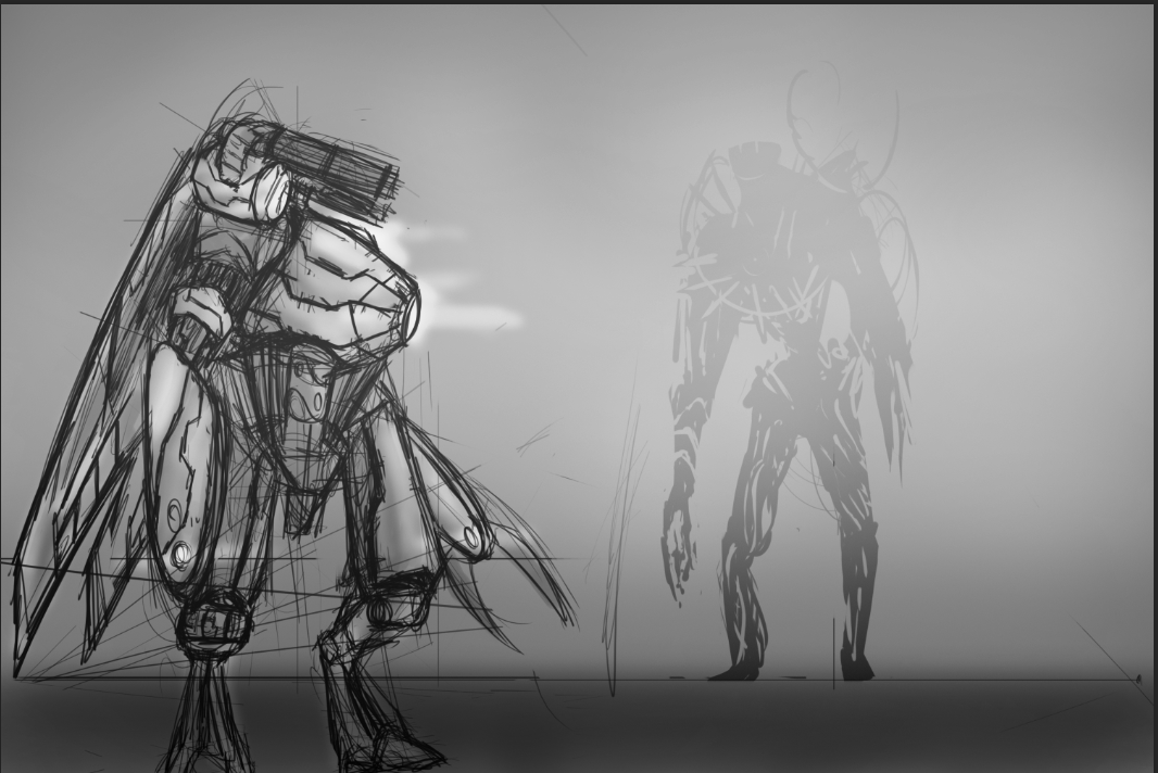 Callithedrago's tweet photo. sketching some random stuff https://t.co/5vAzY6bNhf