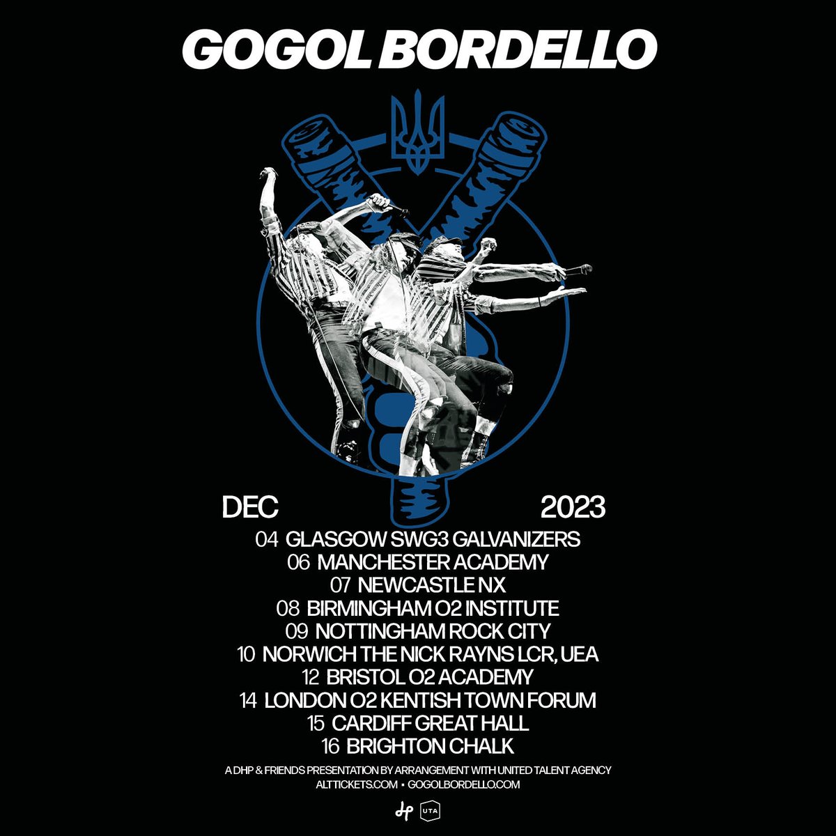 Gogol Bordello UK Tour 2023 ON SALE NOW 🎟🎟🎟 Get your tickets: gogolbordello.com/tour