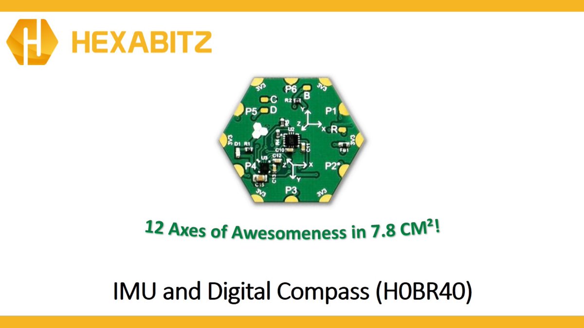 12 DOF Hexabitz #IMU module 😊🧭
An ideal choice for #wearables, #robotics, #smart #clothing, and even #AugmentedReality /#VirtualReality ! 🤖🦾🥽🚀 hexabitz.com/product/imu-an… youtu.be/Ak2IbOlUCEU?li… #makers #IoT #coding #edtech #PCB #automation #edtech #STEM #programmers