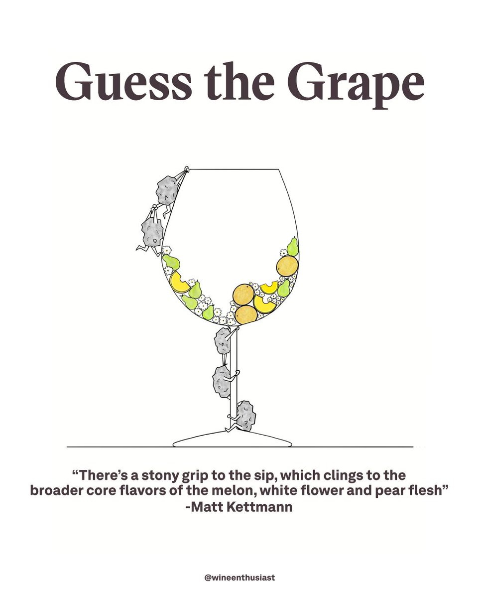 Can you guess what grape variety this wine is based on this tasting note?

Get the answer here 👉️ winemag.com/buying-guide/o…