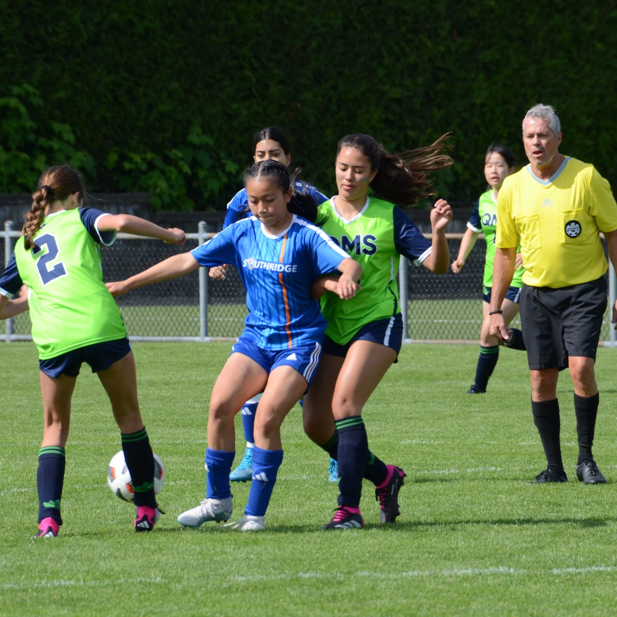 Day 2 of 'A' Girls Soccer Provincials is off to an exciting start! Semi-final games start this afternoon!

St Margaret's vs. Mt Elizabeth (0-0) 
St Ann's vs. Credo Christian (0-1)
Queen Margaret's vs. Southridge (1-5)

<a href="/BCSchoolSports/">BC School Sports</a> 
#BCSSProvincials