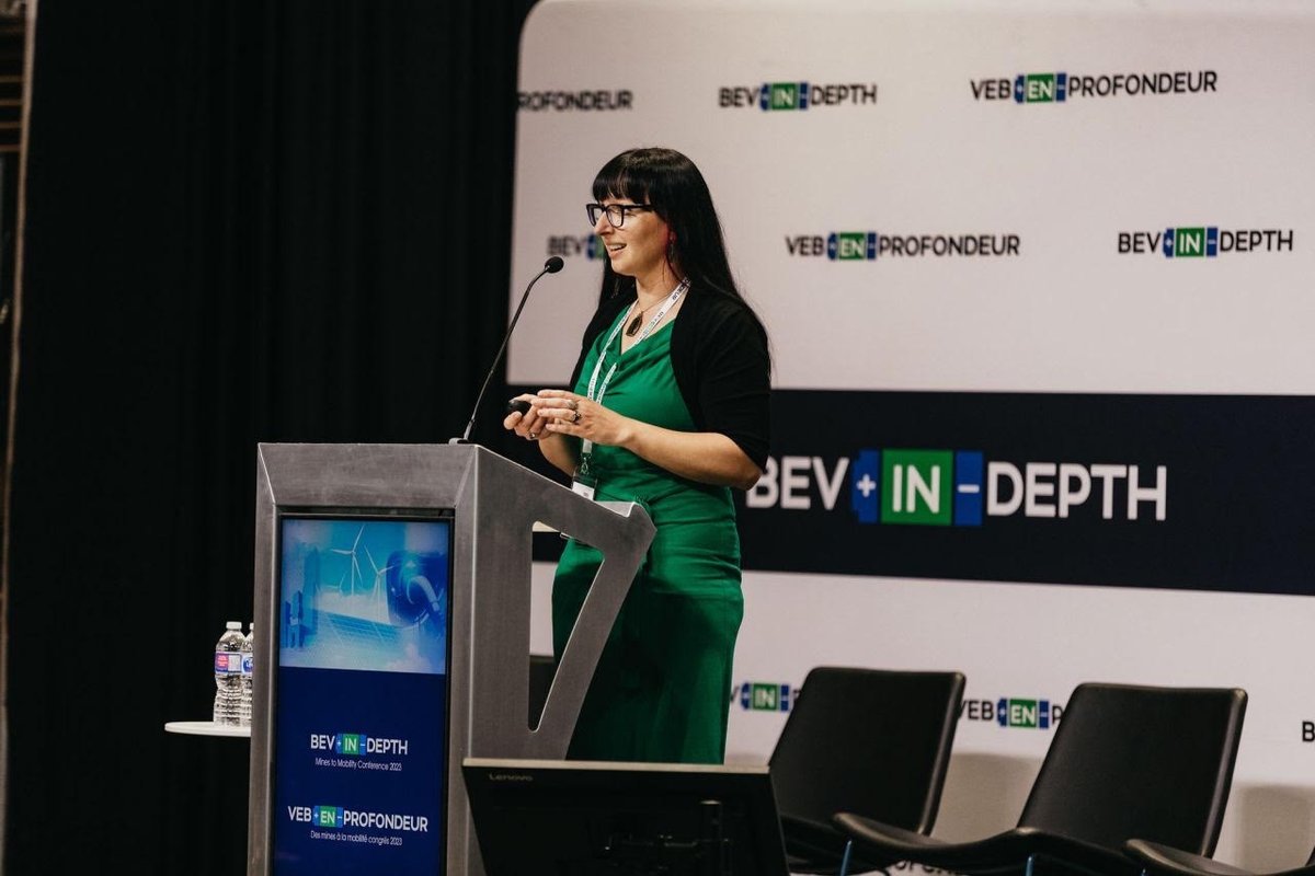 mirarco1's tweet photo. Our MIRARCO CEO, Dr. @NMykytczuk presenting at #BEVinDepth2023 @cambriancollege, “Untapping Critical Minerals from Mine Waste”. Also in attendance was MIRARCO board co-chair Luke Mahony, who gave an excellent panel discussion on decarbonizing the #criticalminerals supply chain. https://t.co/J8t7umOMIN