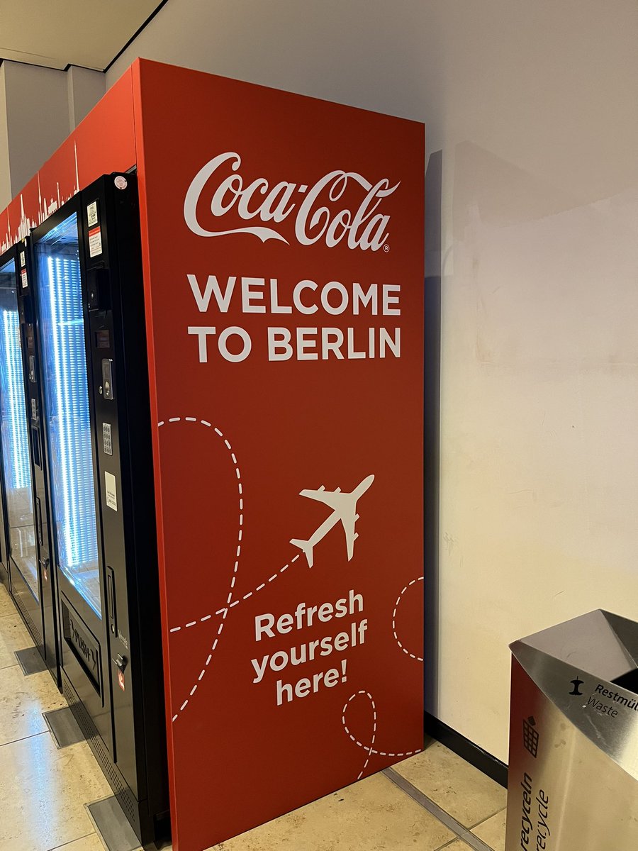 FinLitBae's tweet photo. What the fridge said! 

June is for refreshing the self, looking forward to a fantastic next few days in my favorite European city with my favorite global innovation community 💓

(Also couldn’t resist a selfie with the airport Bee Erm Doo-bleh-vay 🤭)

#finally40 #junebaby https://t.co/wqSWdcpSrw