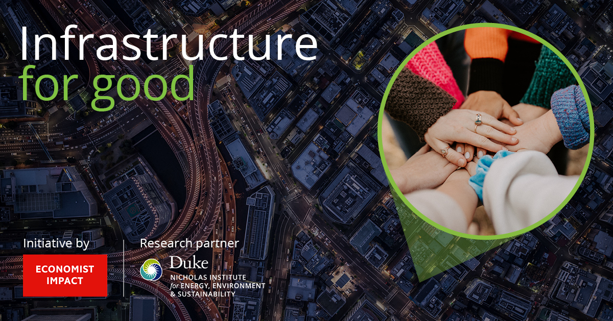 Deloitte's tweet photo. Quality infrastructure and its impact on our lives is immeasurableโor is it? Join our livestream from New York City where Deloitte, Economist Impact, and Duke University will share findings from #InfrastructureforGood. Save your spot: https://t.co/EPHss5G4mI https://t.co/NS2S5NUgzo