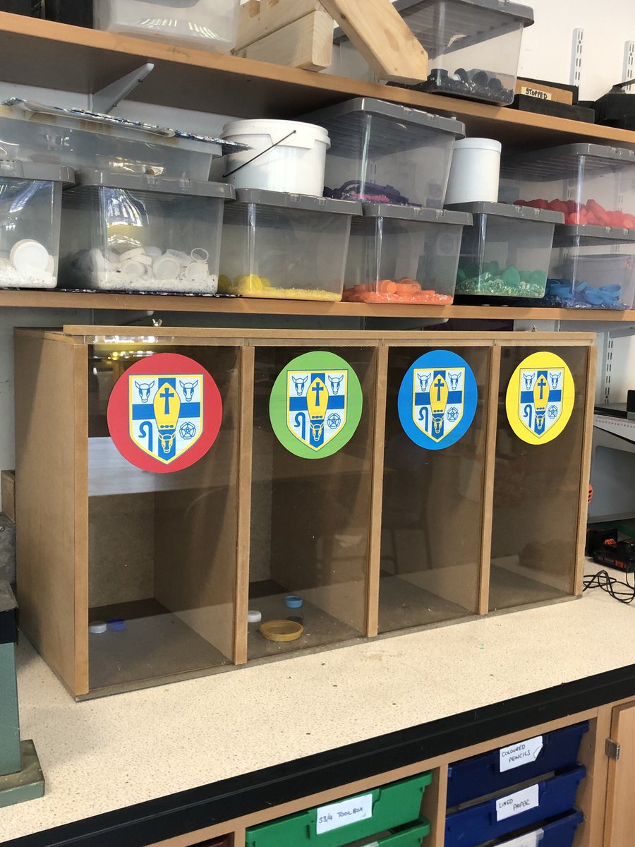 Our bottle top collection station is ready to go! Looks like Kentigern are slightly in the lead. Which house will collect the most before the summer holidays?