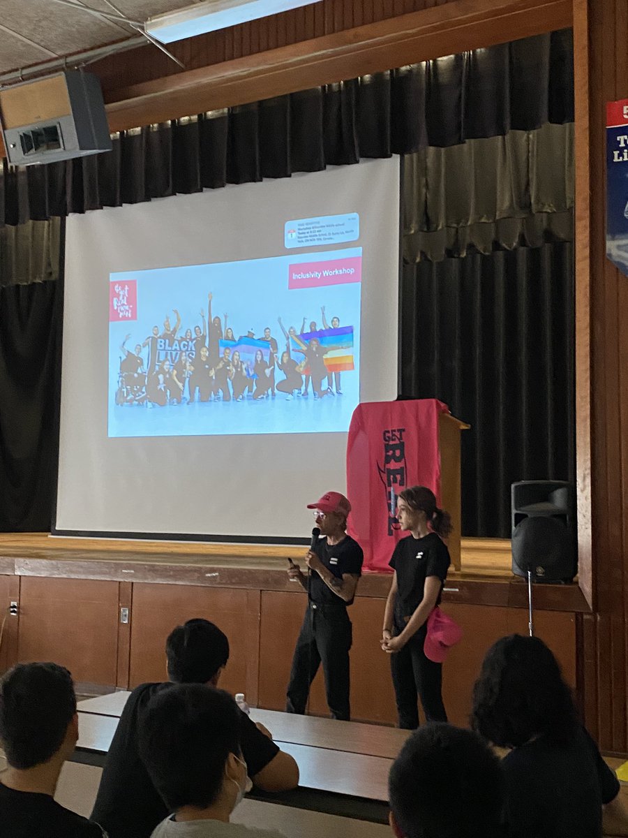 Thank you Wren and Kiona from Get Real for sharing your stories <a href="/BMStdsb/">Bayview MS</a> and teaching us inclusive language #HappyPrideMonth <a href="/marham99/">M. Hamid</a> <a href="/LC2_TDSB/">Learning Centre 2</a> Be kind and be ally!