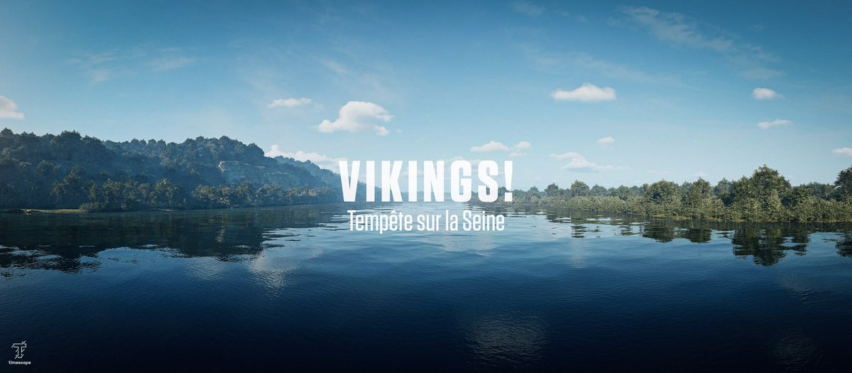 timescope's tweet photo. Inauguration aujourd’hui de la formidable exposition « vikings ! tempête sur la Seine » au #MuséoSeine pour laquelle nous avons réalisé un film immersif #VR qui montre les navires vikings remontant la Seine. Merci aux équipes et à @CauxSeineAgglo pour votre confiance ! https://t.co/lorA1Bb9WF