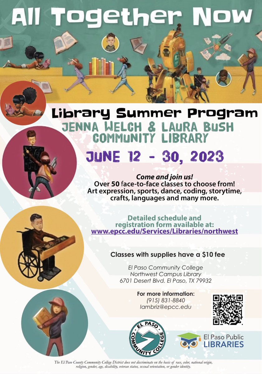 EPCC Northwest Library tweet media