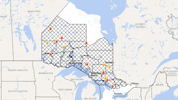 CP24's tweet photo. Most of Ontario is under a fire ban amid forest fire risks. Here’s what you need to know https://t.co/ZjfrVpHjBI https://t.co/OnaH7AfnHJ