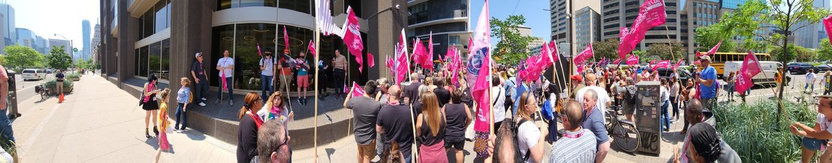 Rally at MOL for Injured worker rights! @cupeon23