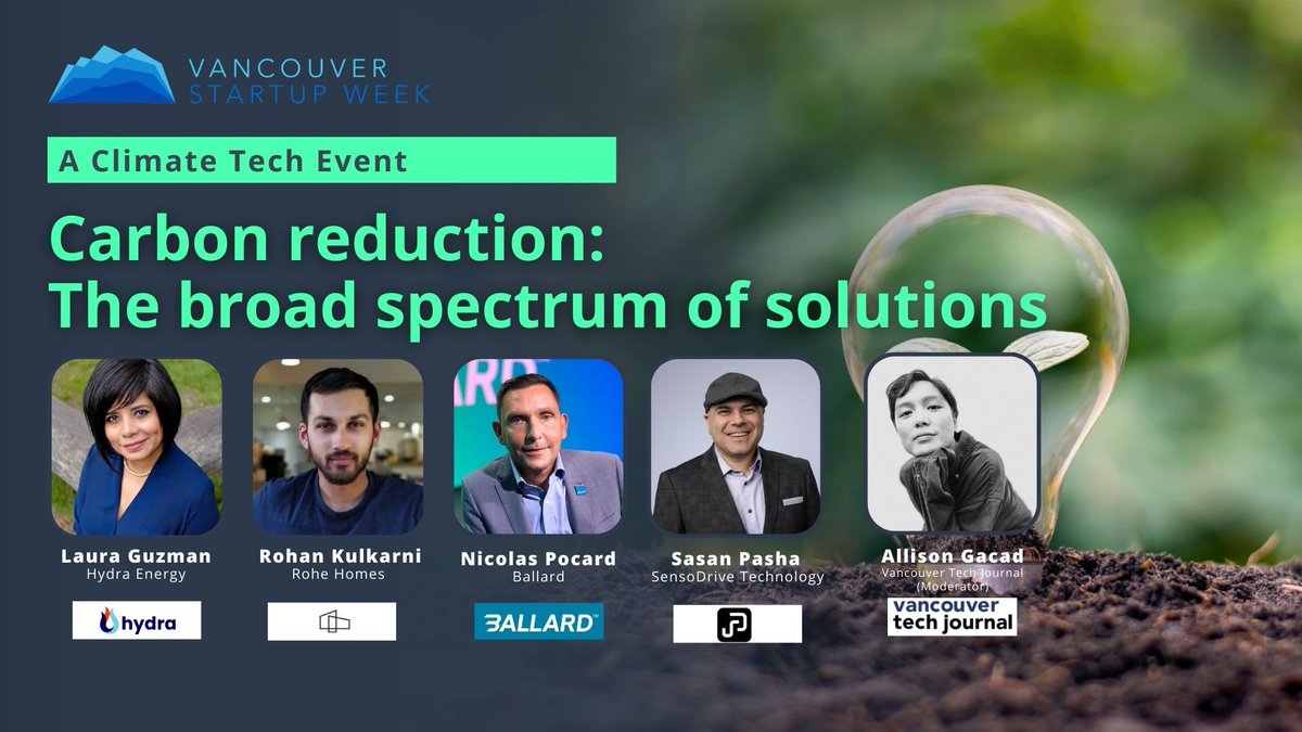 Hydra Energy (@hydraenergynow) on Twitter photo Join Hydra's VP, Partnerships Laura Guzman at #vsw2023 tomorrow at UBC Robson Square for a discussion on how we can work together towards reducing our carbon footprint with <a href="/vantechjournal/">Vancouver Tech Journal</a> <a href="/BallardPwr/">Ballard Power</a> <a href="/HomesRohe/">Rohe Homes</a> <a href="/SensoDrive/">SensoDrive</a>
#hydrogennow #cleantech Join Hydra's VP, Partnerships Laura Guzman at #vsw2023 tomorrow at UBC Robson Square for a discussion on how we can work together towards reducing our carbon footprint with <a href="/vantechjournal/">Vancouver Tech Journal</a> <a href="/BallardPwr/">Ballard Power</a> <a href="/HomesRohe/">Rohe Homes</a> <a href="/SensoDrive/">SensoDrive</a>
#hydrogennow #cleantech