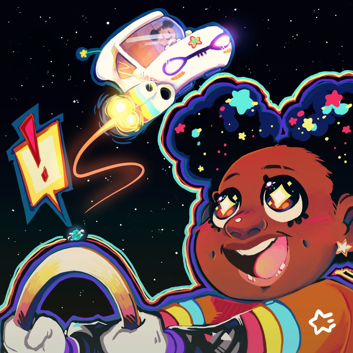 「Astro is moving!   That's right! I'm pac」|Astronymのイラスト