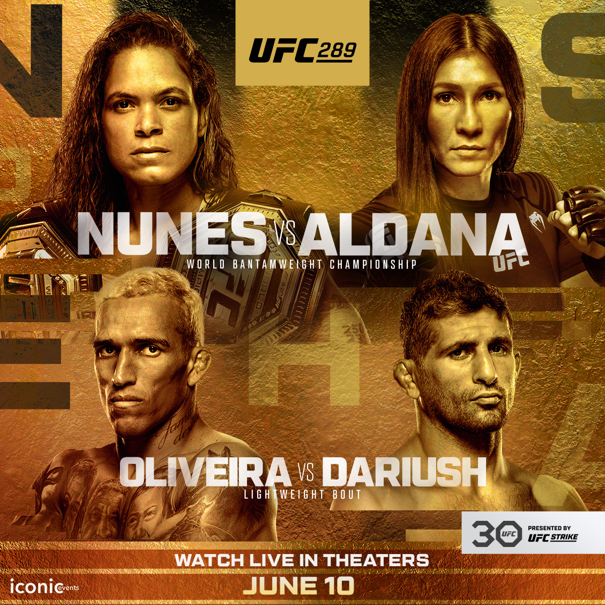 In a year of excellence, Mexico may see its fourth champion crowned in the UFC's return to Canada on June 10, as Guadalajara's Irene Aldana challenges Brazil's Amanda Nunes for the UFC bantamweight title. See it LIVE on the big screen– tickets on sale now!
https://t.co/mmDm88ehIR https://t.co/nqmHum14Vx