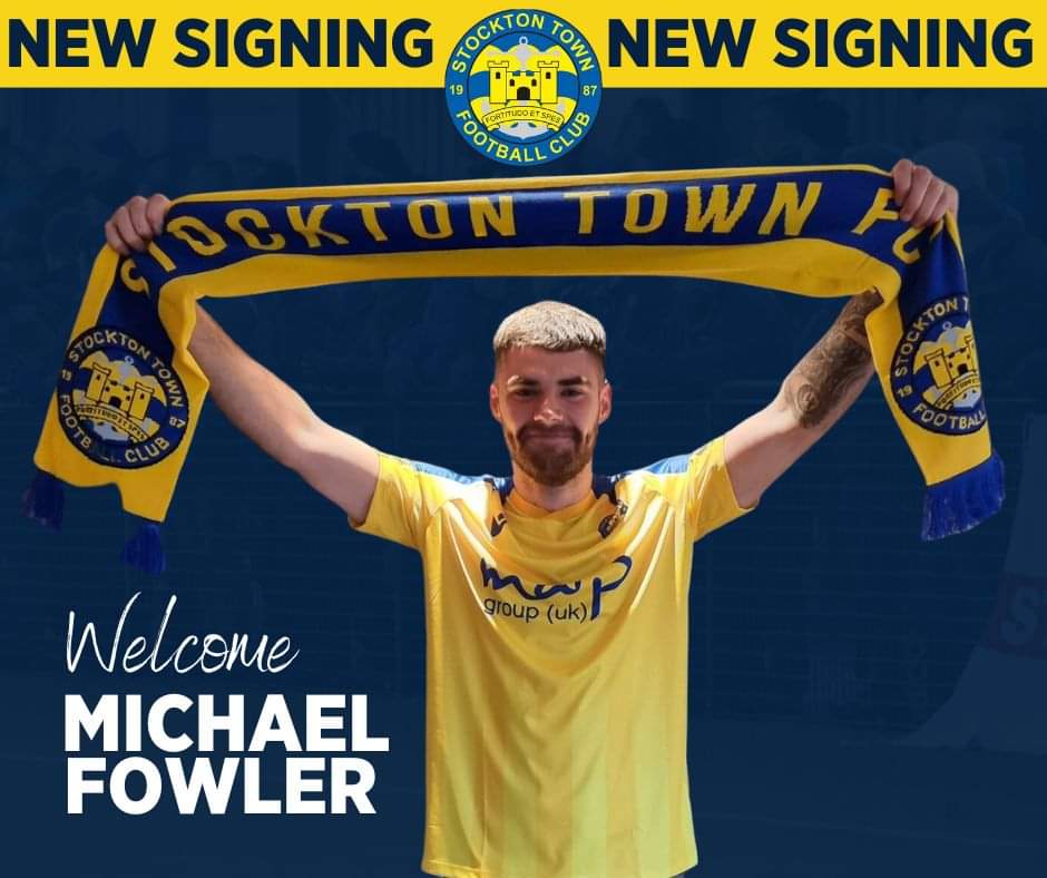 𝙁𝙊𝙒𝙇𝙀𝙍 𝙅𝙊𝙄𝙉𝙎 🖊

Stockton Town are delighted to announce the signing of Striker Michael Fowler  

Welcome to Stockton, Michael!  

 Click below to read more  

stocktontownfc.com/anchors-sign-s…

#UTA⚓ #NewSigning
