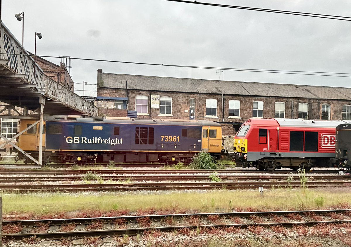 73961 parked up at Doncaster this evening #class73