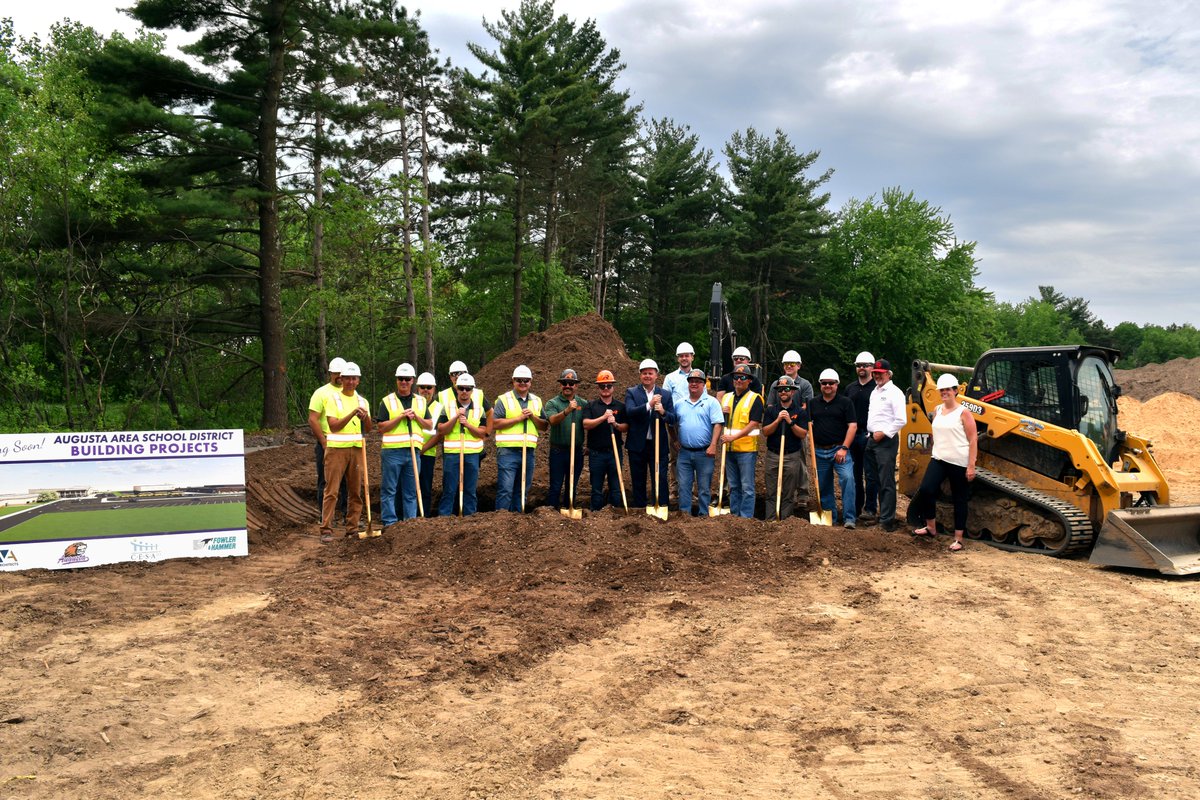 CESA 10 joined the <a href="/augusta_beavers/">Augusta School Dist</a> as they broke ground on their new Early Learning Center.