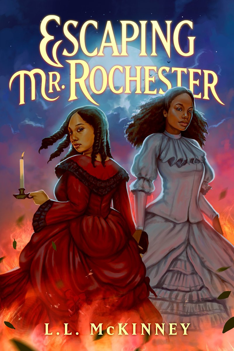 ESCAPING MR. ROCHESTER (January 16, 2024) has a cover, and it’s gorgeous! 

Pre-order link: harperstacks.com/products/escap…

I’m thrilled to share this beautiful work by the incredible Hillary D Wilson (hdwilsonart.com). Happy Pride Month, y’all!
