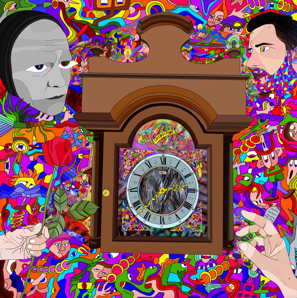 Tempus Fugit 1/1 standalone auction at <a href="/phillipsauction/">PHILLIPS</a> is currently live until June 5th 🔥 To bid on the artwork you just need to register at phillips.com/go/tempusfugit. Below a thread with more info about this release 🧵