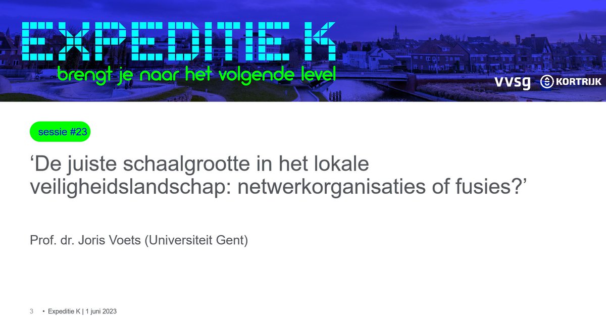 Joris Voets (@joris_voets) on Twitter photo Met plezier wat ruimere context, begrippen, vragen & beschouwingen vanuit bestuurskundig oogpunt mogen delen over samenwerken, netwerken en fusies gekoppeld aan schaalvraagstuk in het veiligheidsdomein 🙏 aan organisatoren & deelnemers #ExpeditieK <a href="/vvsg/">VVSG</a> <a href="/KoenVH_VVSG/">Koen Van Heddeghem</a> <a href="/GovPA_UGent/">Gov & PA Ghent University</a> Met plezier wat ruimere context, begrippen, vragen & beschouwingen vanuit bestuurskundig oogpunt mogen delen over samenwerken, netwerken en fusies gekoppeld aan schaalvraagstuk in het veiligheidsdomein 🙏 aan organisatoren & deelnemers #ExpeditieK <a href="/vvsg/">VVSG</a> <a href="/KoenVH_VVSG/">Koen Van Heddeghem</a> <a href="/GovPA_UGent/">Gov & PA Ghent University</a>