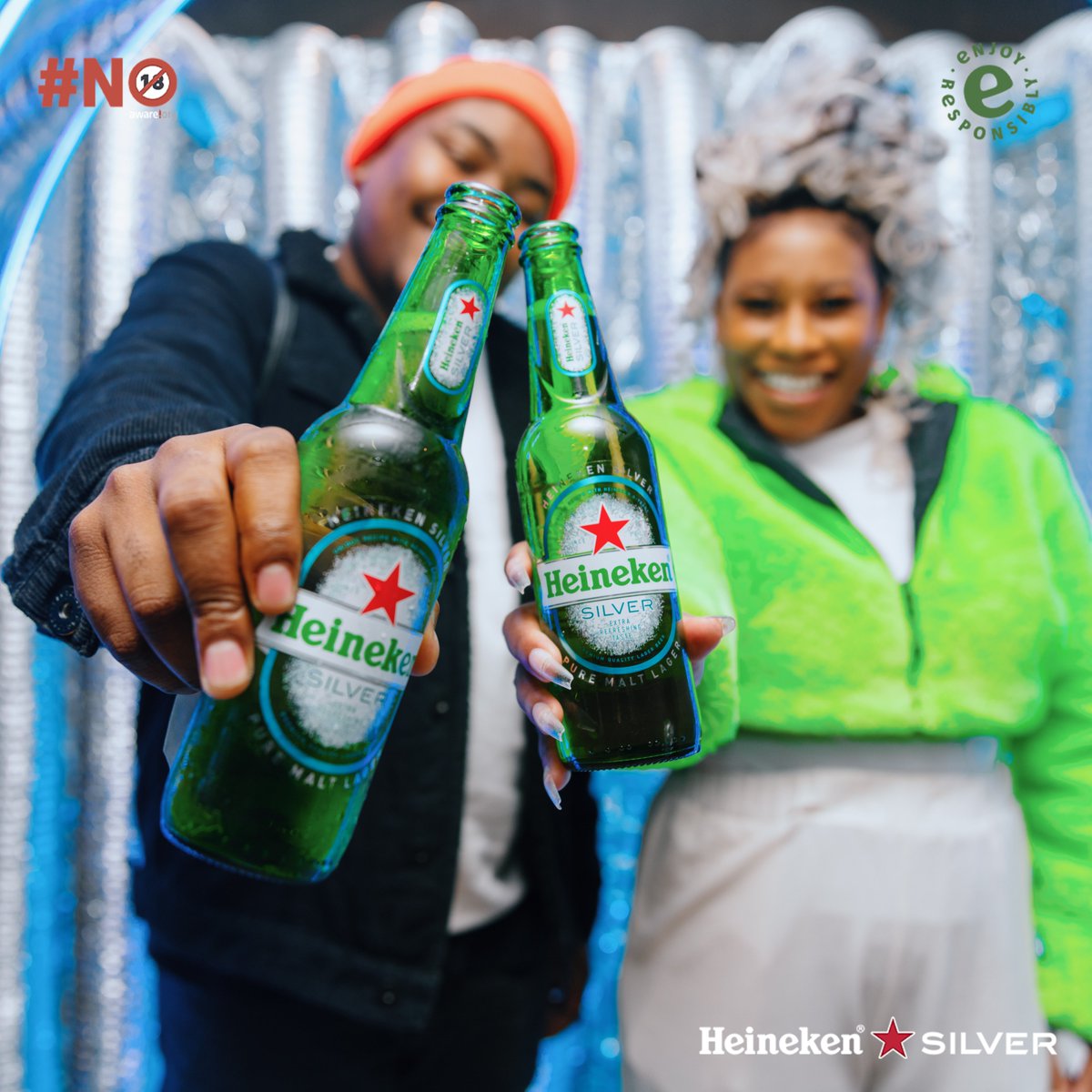 Heineken_SA's tweet photo. Ready, set, launch into the world of Heineken® Silver! #HeinekenSilver #ExtraCrisp #ExtraSmooth https://t.co/OWX21b2x4h