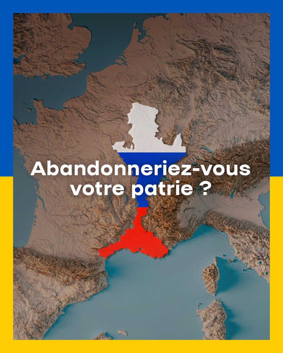 ObsDelphi's tweet photo. 🇺🇦Combien les laisseriez-vous prendre ?
Pour ceux demandant aux Ukrainiens d'abandonner et signer la paix, voici un moyen d'avoir un peu d'empathie.
L'Ukraine doit tenir et retrouver ses frontières, et il est de notre devoir de la soutenir et de ne pas faiblir face à la Russie. https://t.co/2iFRfxRkvr