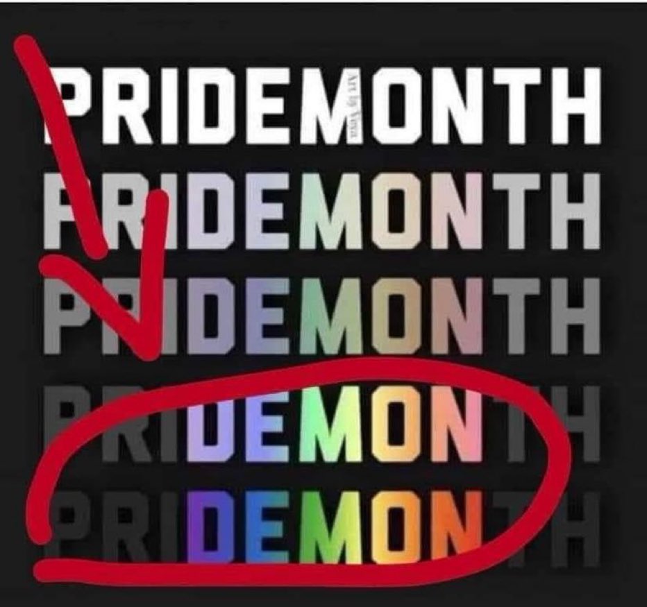 Courage⁉️
Justice⁉️
Love⁉️

Where would you include the naked freaks parading down Main Street shaking their junk at children?

Or the pedophiles insisting on stripping & gyrating for kids?

Or all that MAP bullshit?

“Pride” is nothing but a Fukin’ 𝑷𝑬𝑹𝑽𝑬𝑹𝑺𝑰𝑶𝑵‼️‼️‼️