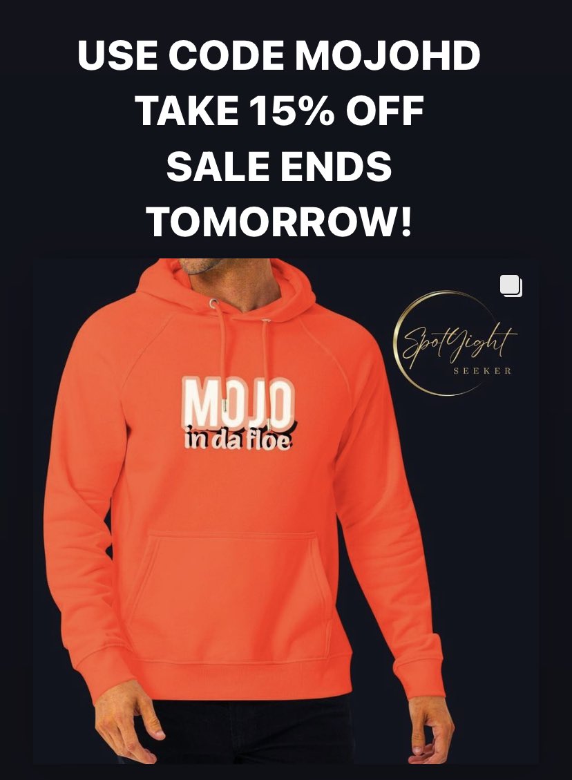 2-Days Only!! Mojo Hoodies; comes in 6 colors…Motivate Merch for the artist who seeks the SpotlYght✨ #forartists #motivation #hoodies #usashop #fyp #viral