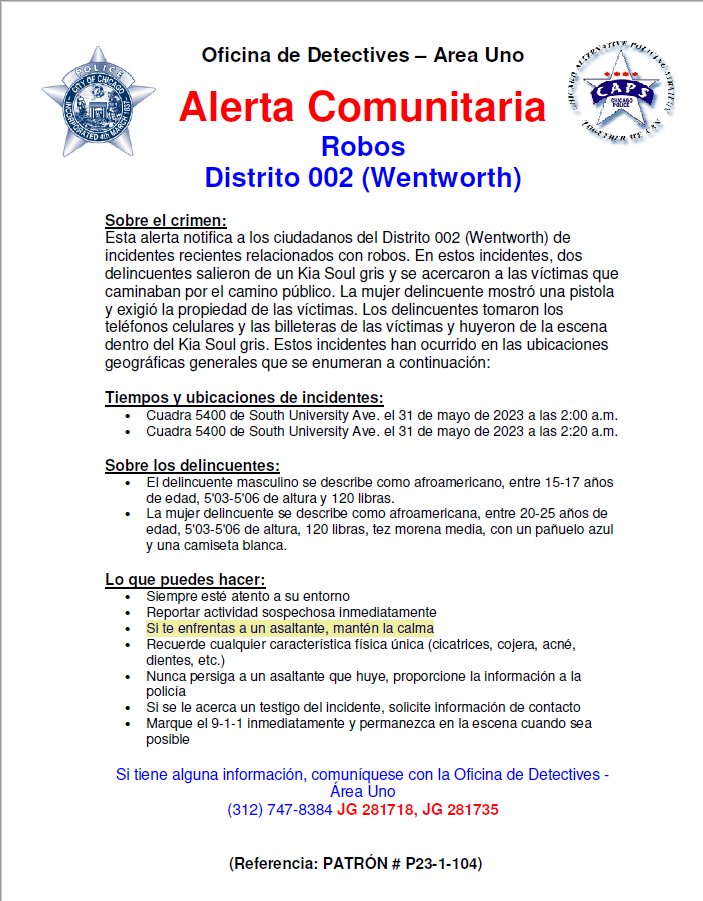 CPD Area One Detectives tweet media