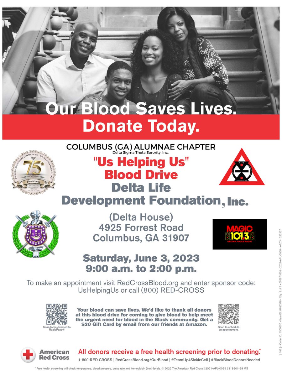 ASCLCR's tweet photo. Join our community partners at the "Us Helping Us" Blood Drive this Saturday, June 3rd from 9:00 AM to 2:00 PM. https://t.co/PYjqpqjEvJ