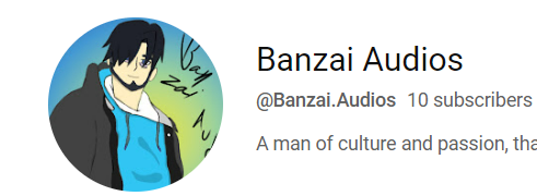 BanzaiAudios's tweet photo. We got to 10 subscribers! Let's go! https://t.co/BVLHP7bS8I