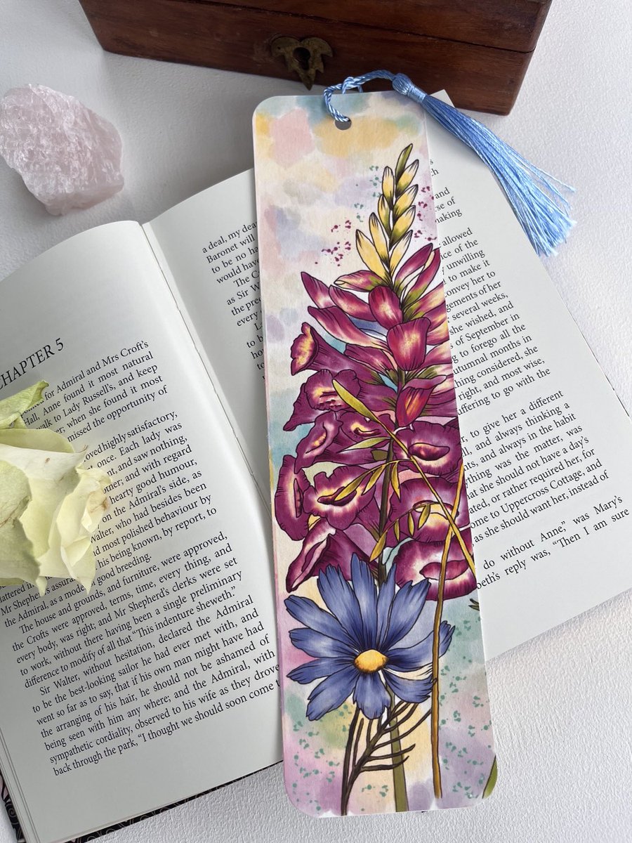 Sending out a couple of these today. Make a lovely tactile little gift. #teachergift #handmadehour #handmade #bookmark #shopindie #etsyseller #etsyfinds #