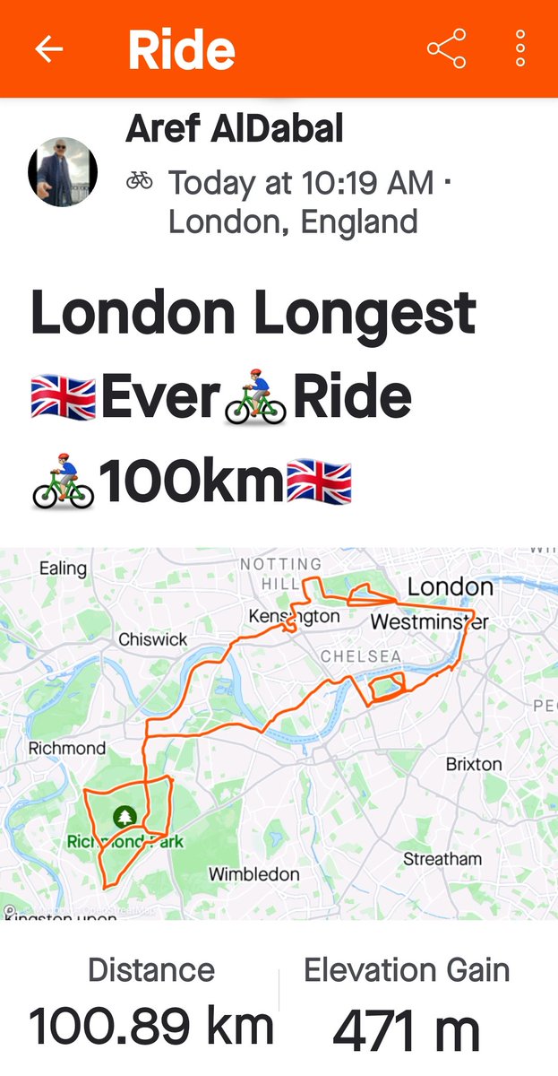 <a href="/Saudi_Cycling/">الاتحاد السعودي للدراجات | Saudi Cycling</a> 🚴🏼‍♂️100km🚴🏼‍♂️
In London