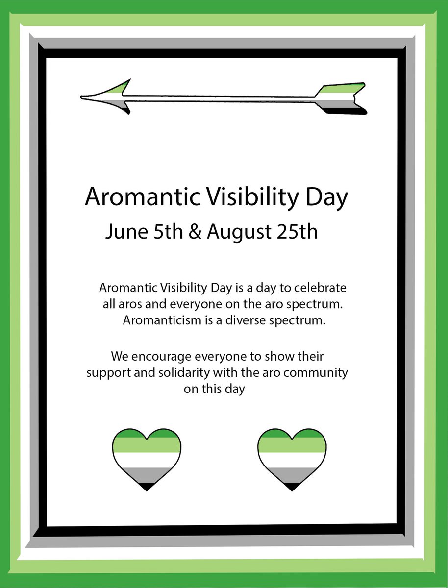 Aromantic Visibility Day tweet media