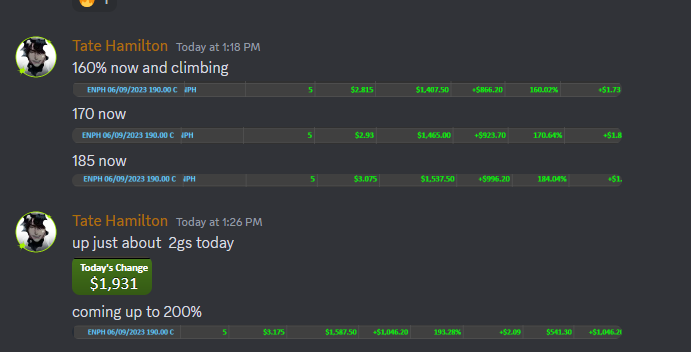 TradingBroskis's tweet photo. Beautiful trading day today! #optionstrading https://t.co/E9qGJ4ifga