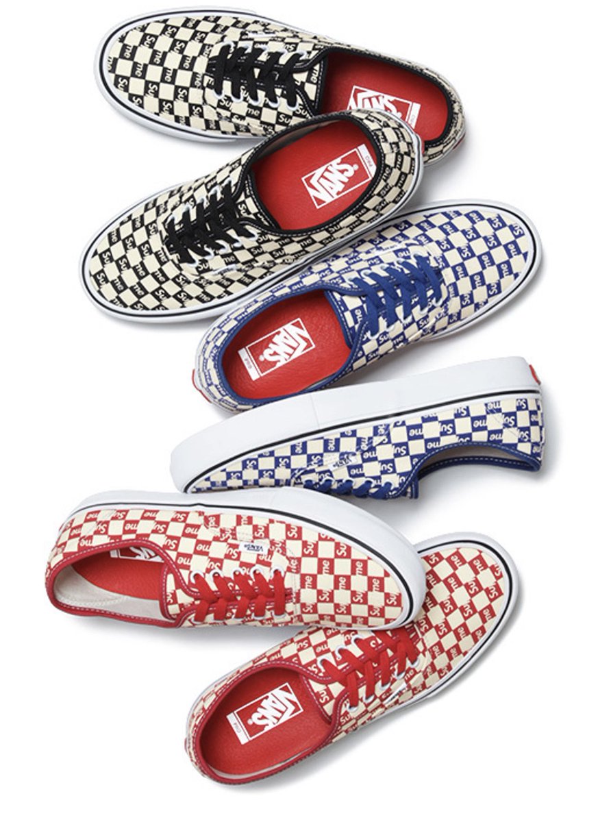 Supreme__Hustle's tweet photo. 10/18/2016
Supreme/Vans 

•The Sk8-Hi Pro and Authentic Pro was offered in three colorways. https://t.co/Avavv6IUzV