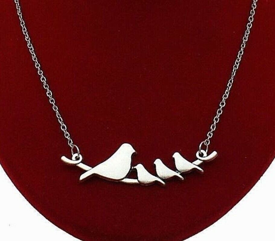 Swiss on Twitter "RT TrendingNowGift Silver Birds Necklace, Bird