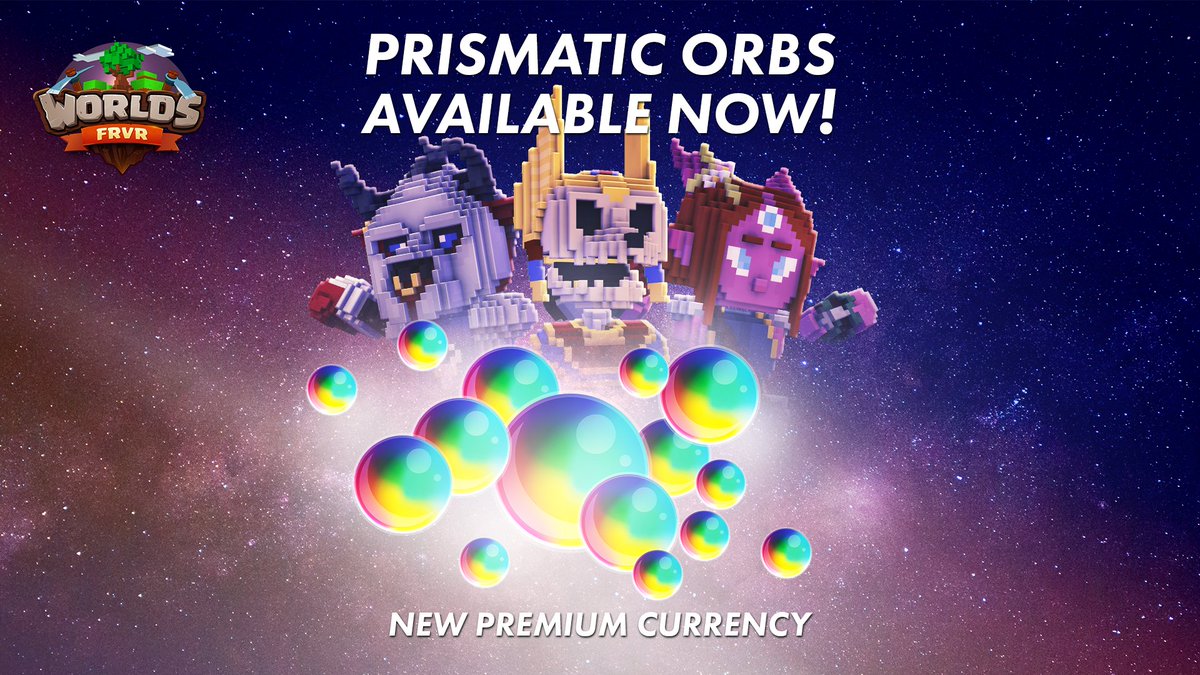 worldsfrvr's tweet photo. Get your hands on unique outfits with the new Prismatic Orbs! ✨

With Prismatic Orbs you can unlock new exclusive outfits that will take your character's style to the next level.

Head over to the game and start customizing your character today! 🙌
https://t.co/MmkE6DvnGy https://t.co/cv8dfsJvfW